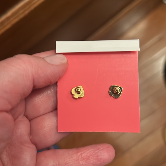 Kate Spade Something Sparkly Spade Stud Earrings - Picture 5 of 6